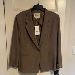 Lafayette 148 New York Concrete Melange Blazer